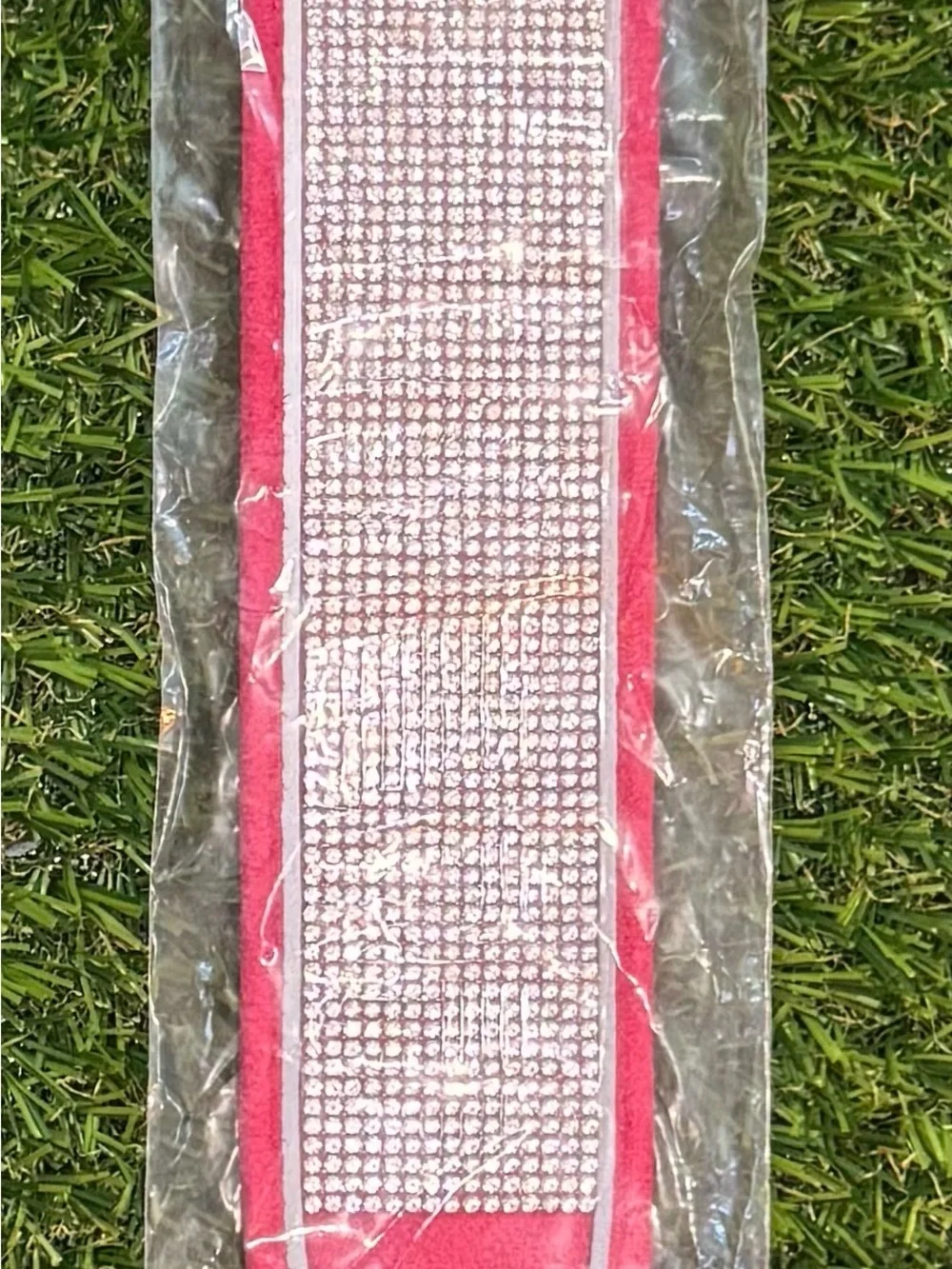 Pink Rhinestone Crystal Dog Collar